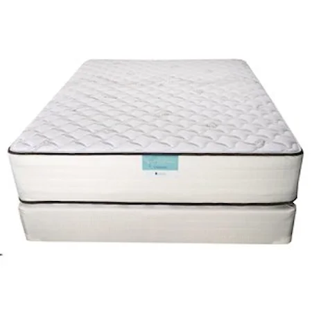 Twin Extra Long Luxury Firm Two Sided Innerspring Mattress and 5" Low Profile Foundation